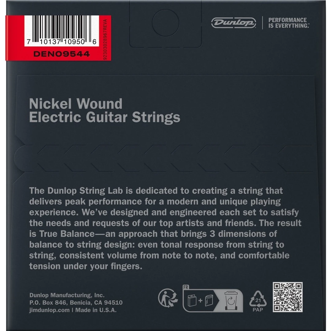 Струны для электрогитары Dunlop DEN09544 9.5-44