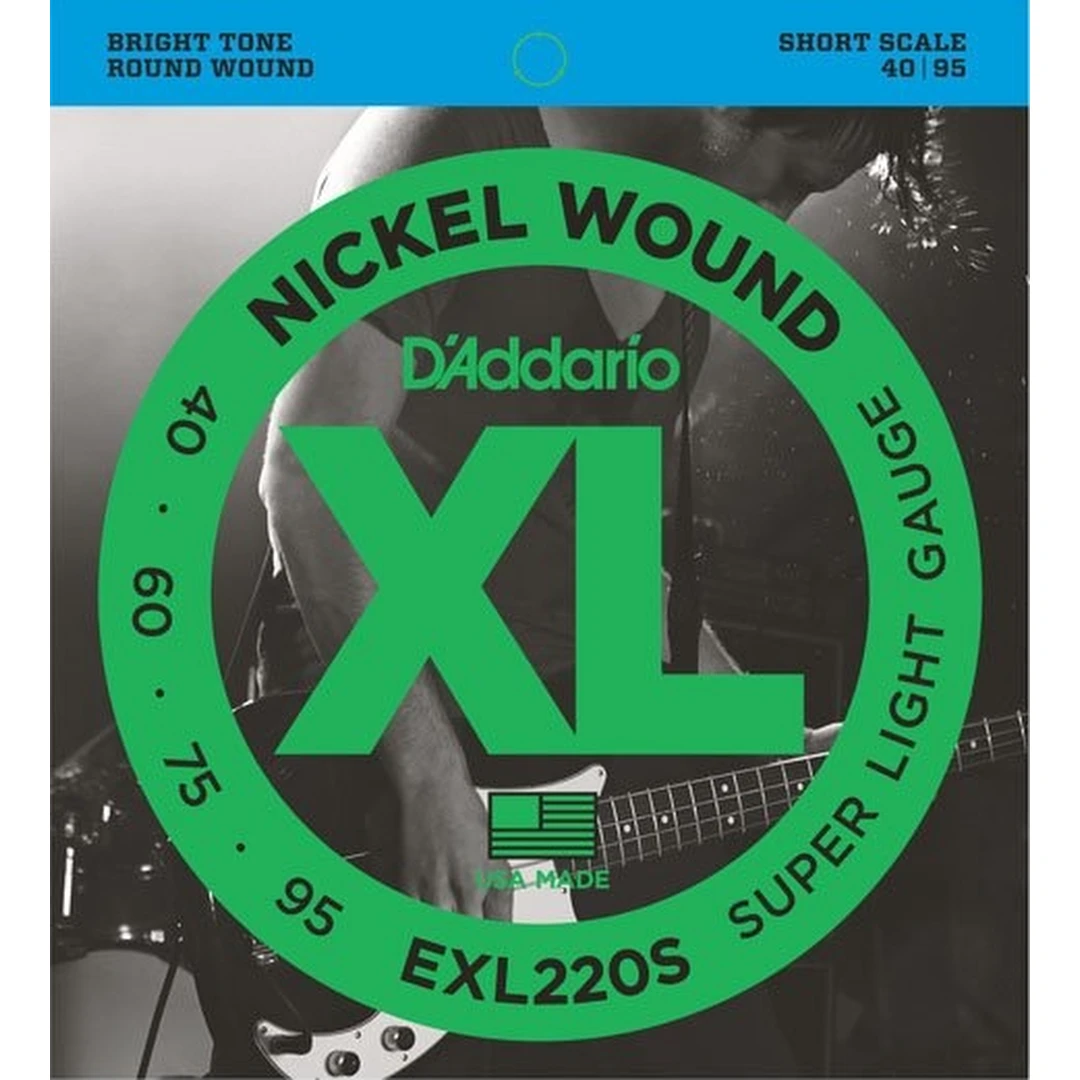 Струны для бас-гитары D’Addario EXL220S 40-95