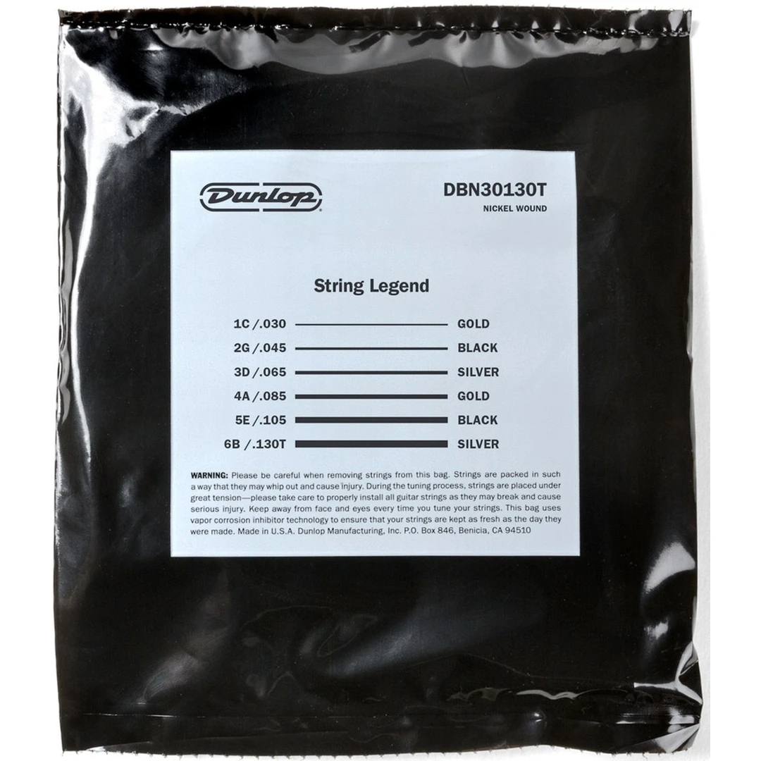 Струны для бас-гитары Dunlop DBN30130T 30-130