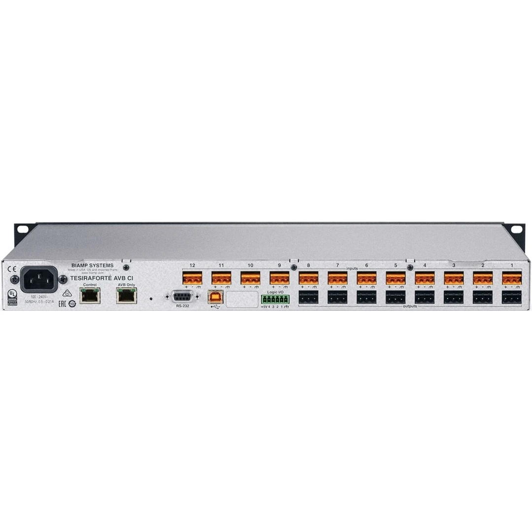 Сигнальный процессор Biamp TesiraFORTE AVB CI