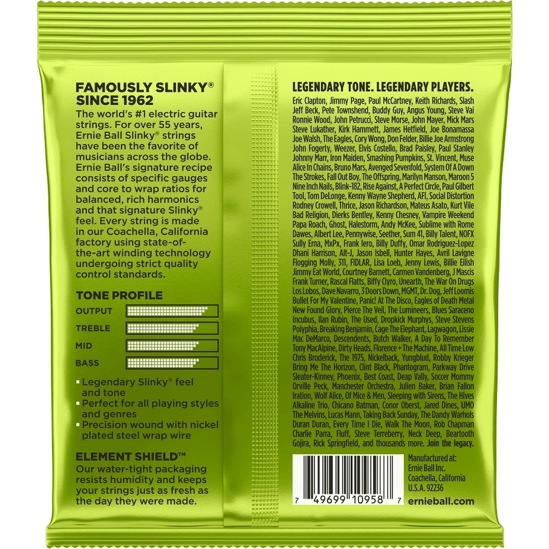 Струны для электрогитары Ernie Ball 2629 10-74