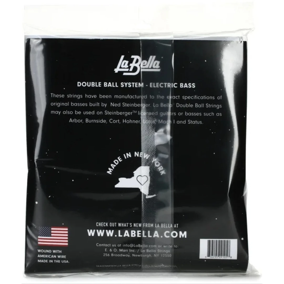 Струны для бас-гитары La Bella S500L-B 43-128