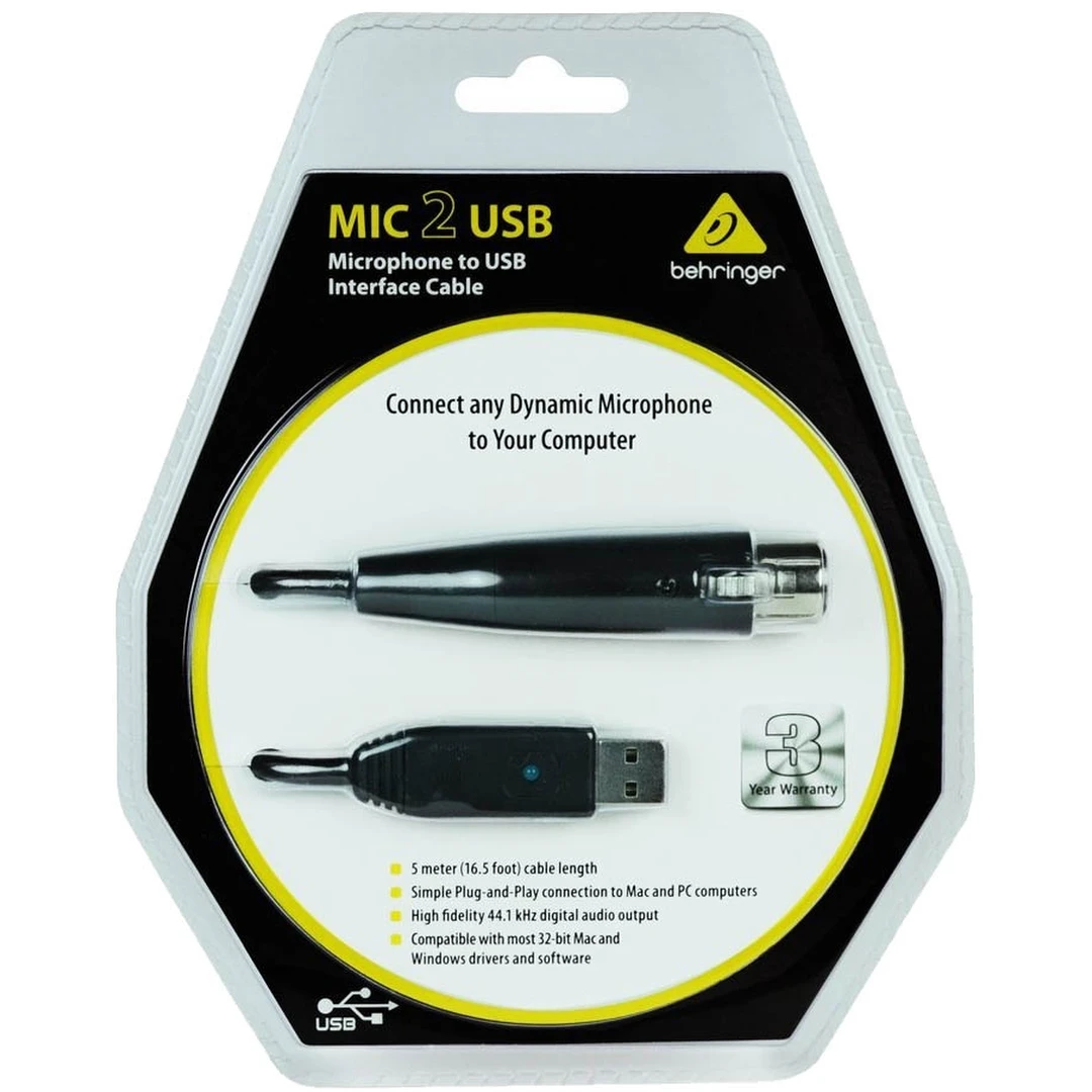 Аудиоинтерфейс Behringer MIC 2 USB