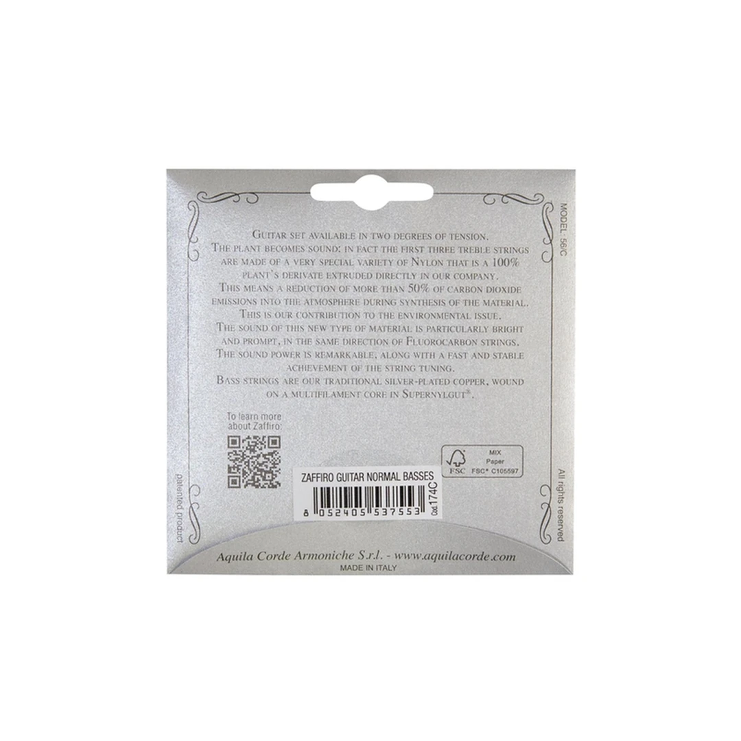 Струны для классической гитары Aquila Zaffiro 174C