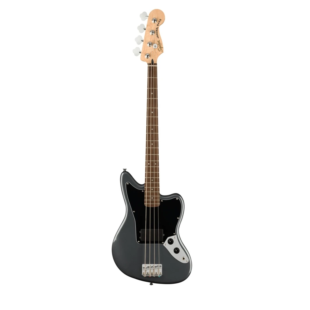 Бас-гитара Fender Squier Affinity Jaguar Bass H LRL Charcoal Frost Metallic