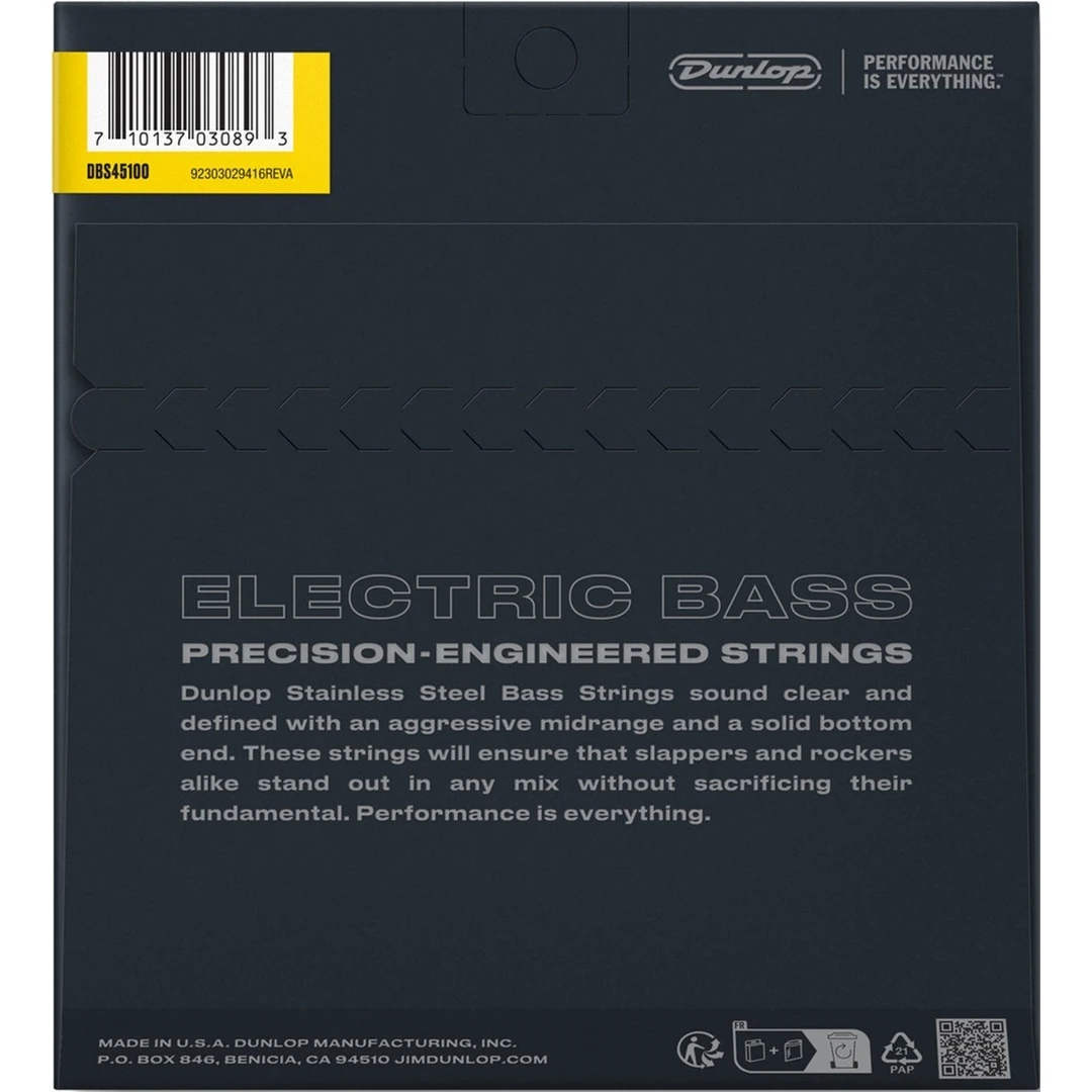 Струны для бас-гитары Dunlop DBS45100 45-100