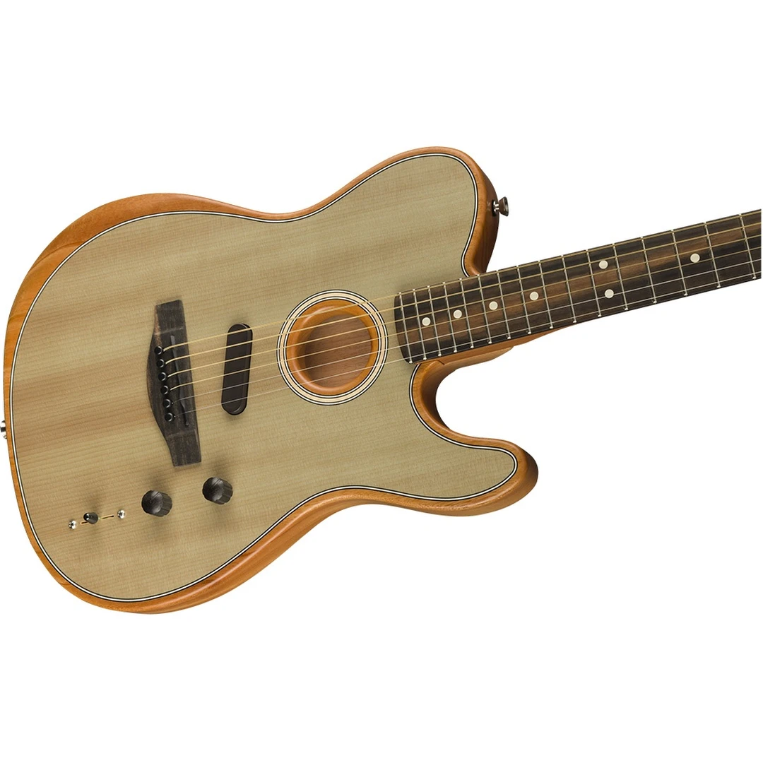 Электроакустическая гитара Fender American Acoustasonic Telecaster EB Sonic Gray