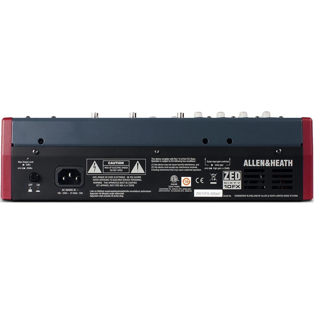 Микшерный пульт Allen & Heath ZED60-10FX