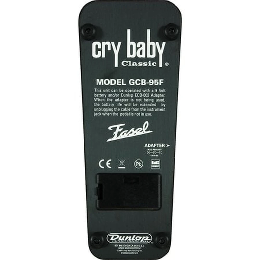 Педаль эффектов Dunlop CryBaby Classic Wah GCB95F