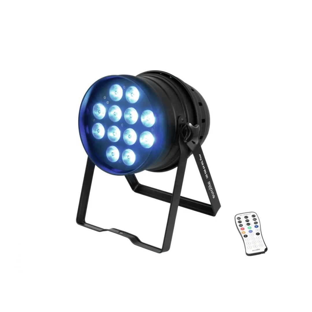 Прожектор светодиодный Eurolite LED PAR-64 HCL 12xl0W Floor BK