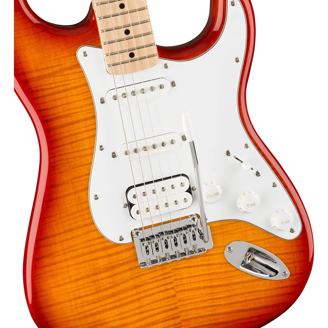 Электрогитара Fender Squier Affinity Stratocaster FMT HSS MN Sienna Sunburst