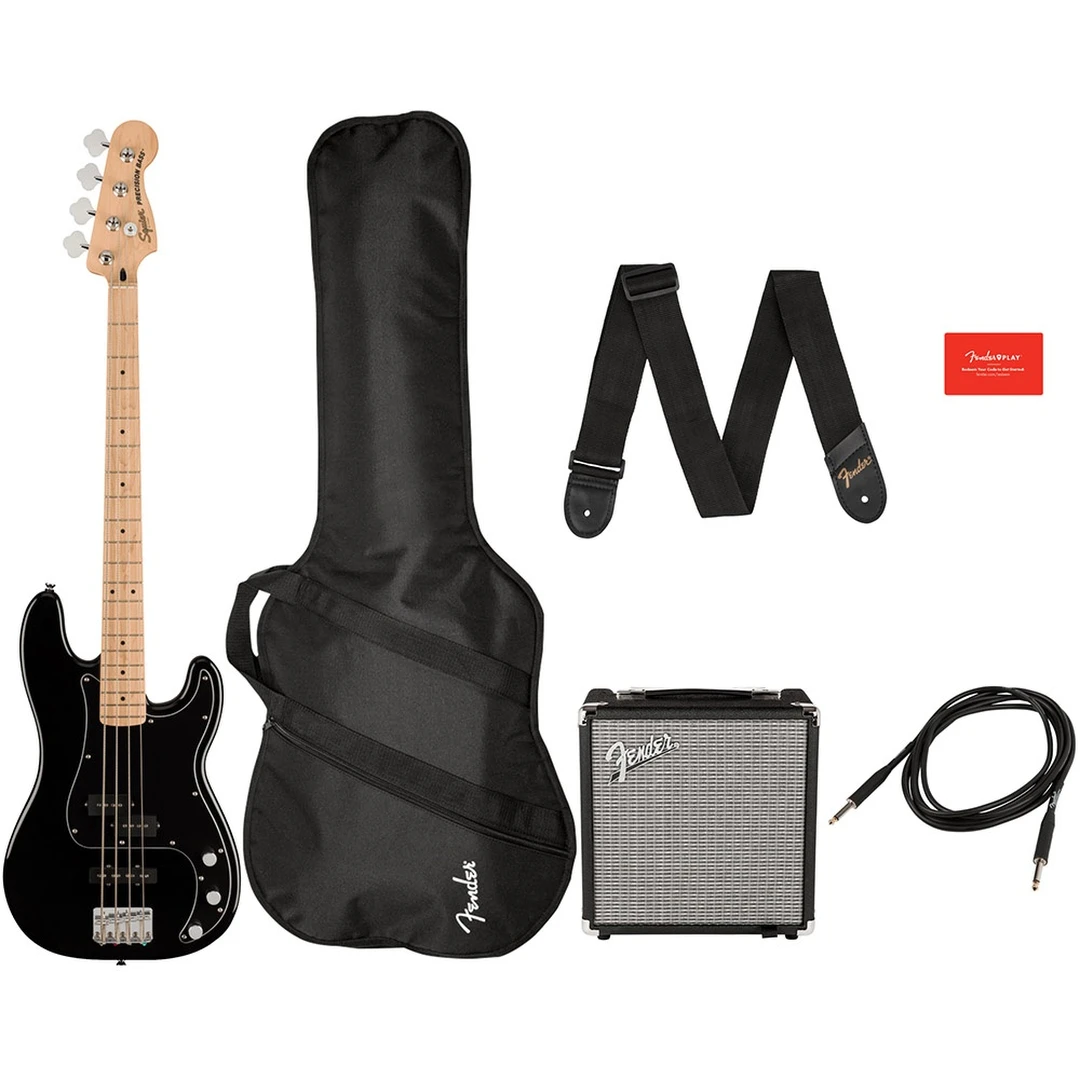 Гитарный набор Fender Squier Affinity Precision Bass PJ Pack MN Black