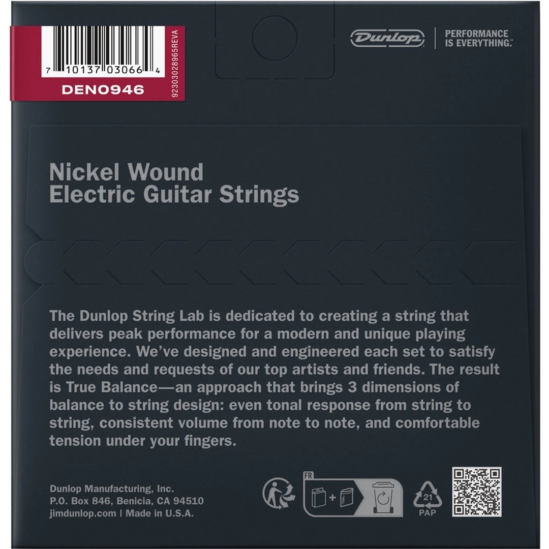 Струны для электрогитары Dunlop DEN0946 9-46