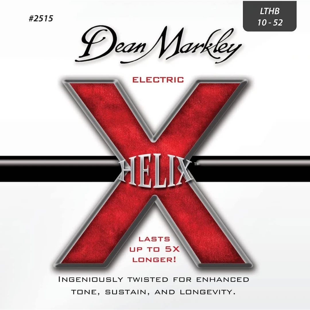 Струны для электрогитары Dean Markley 2515 Helix HD Electric LTHB 10-52
