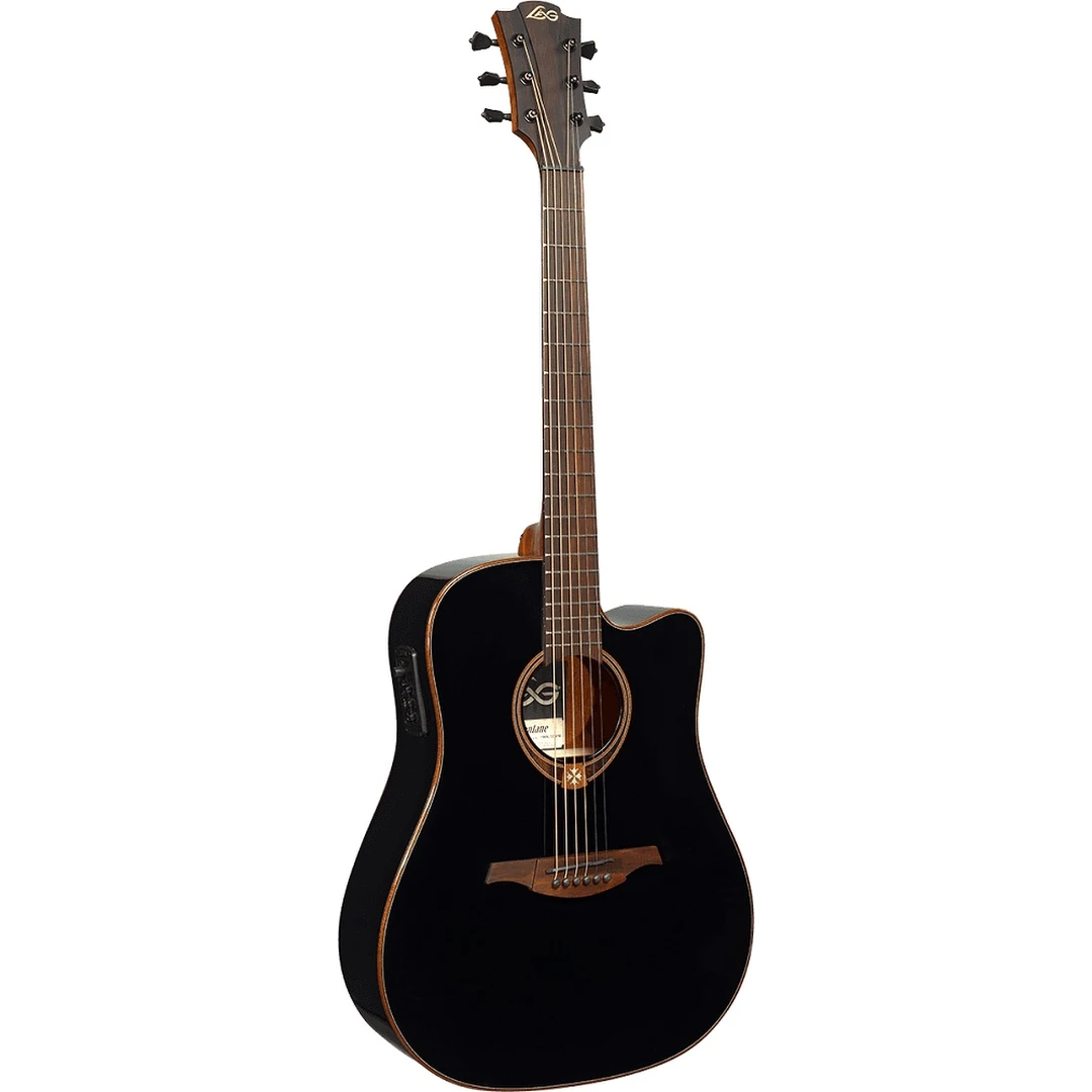 Электроакустическая гитара LAG T118DCE-BLK
