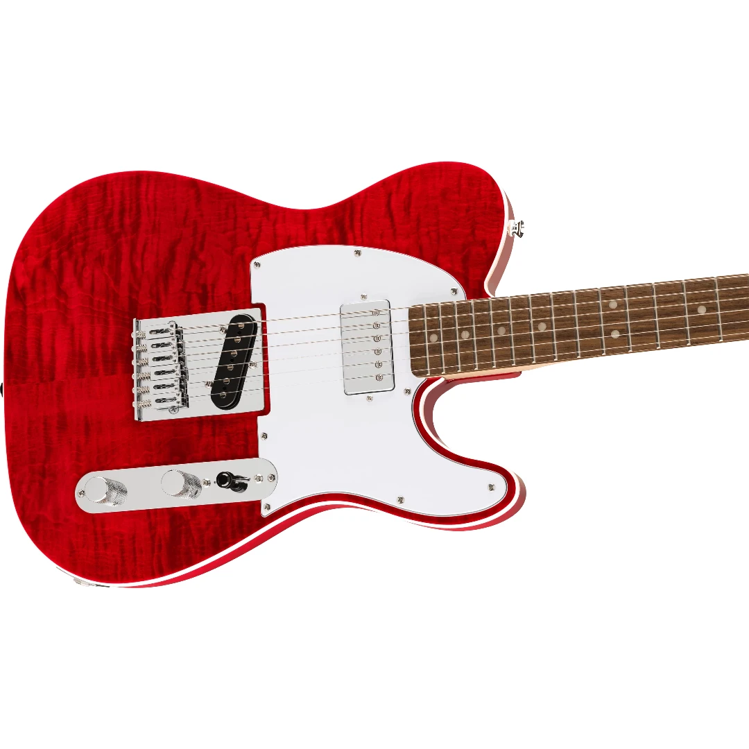 Электрогитара Fender Squier Affinity Telecaster FMT SH LRL WPG Crimson Red Transparent