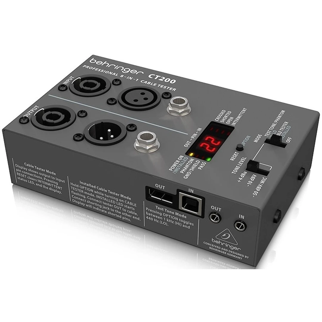 Тестер для кабелей Behringer CT200