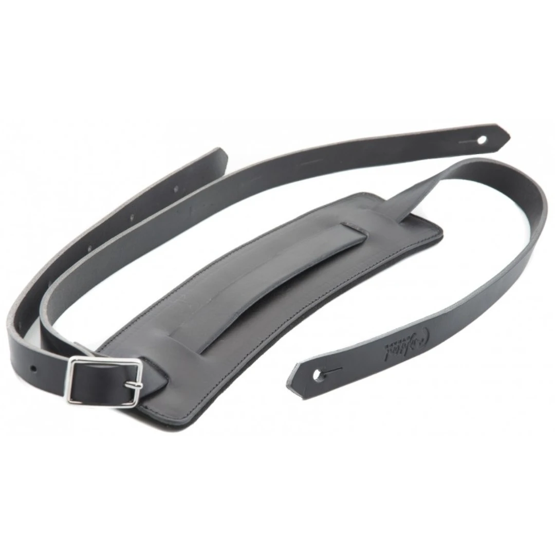 Ремень для гитары RightOn Straps Steady Leathercraft Slim Black