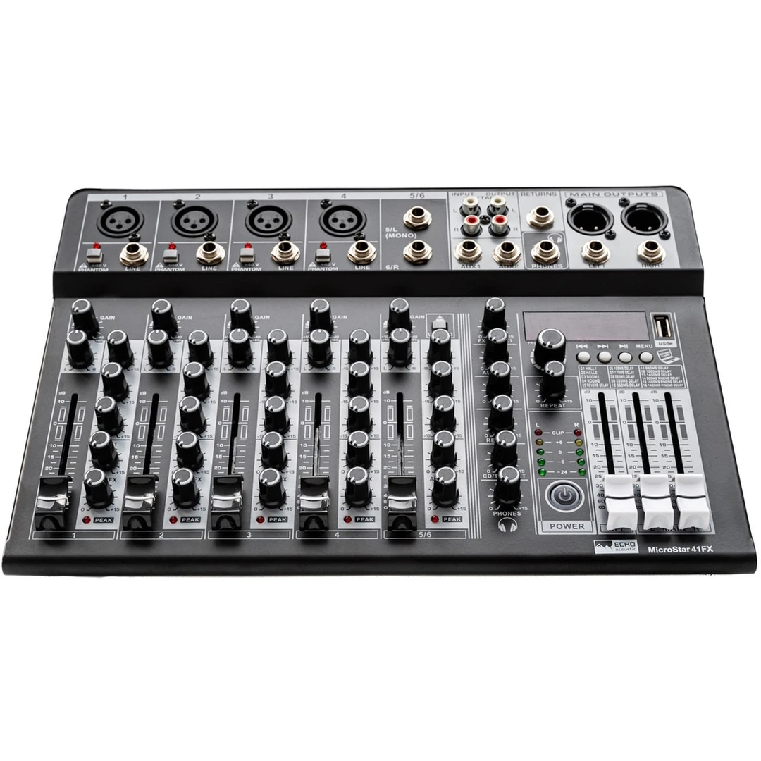 Микшерный пульт Echo Acoustic MicroStar 41FX