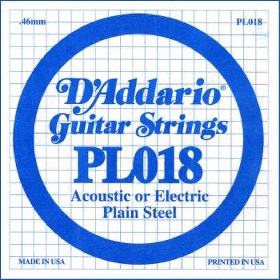 Струна для гитары D'addario PL018