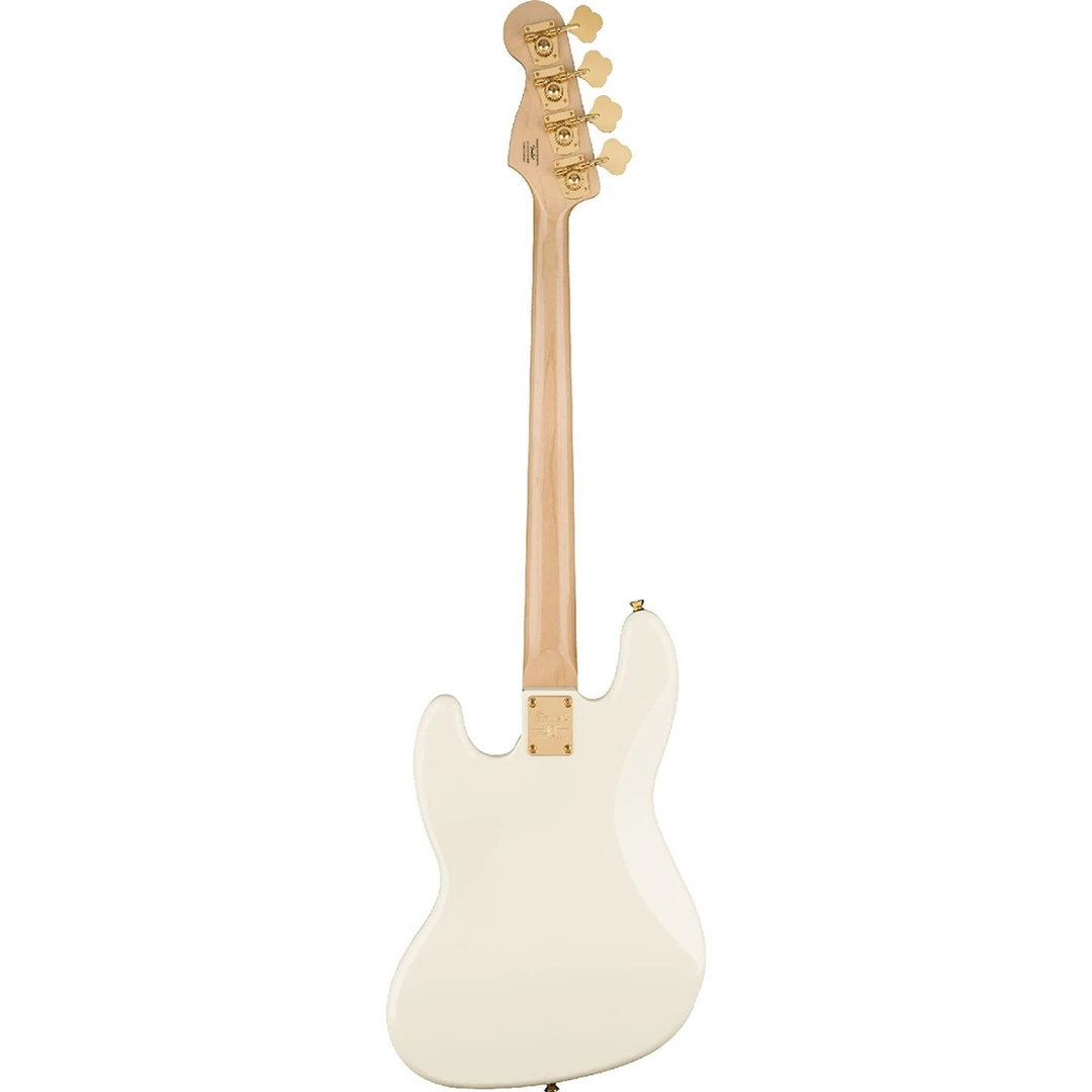 Бас-гитара Fender Squier 40th Anniversary Jazz Bass Gold Edition LRL Olympic White