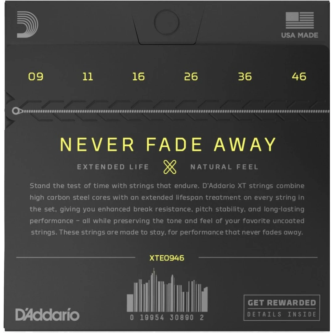 Струны для электрогитары D'Addario XTE0946 09-46