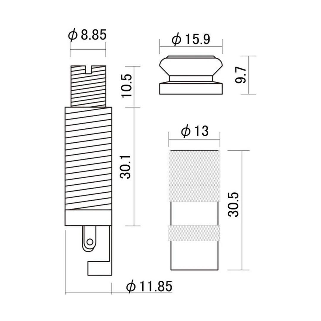 Гнездо для гитары Hosco EP-JACK2
