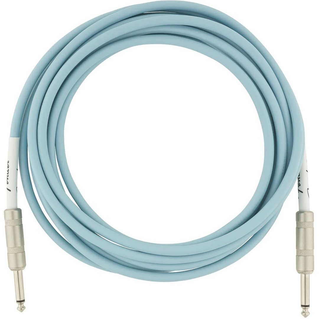 Инструментальный кабель Fender 10" Original Series Instrument Cable Daphne Blue