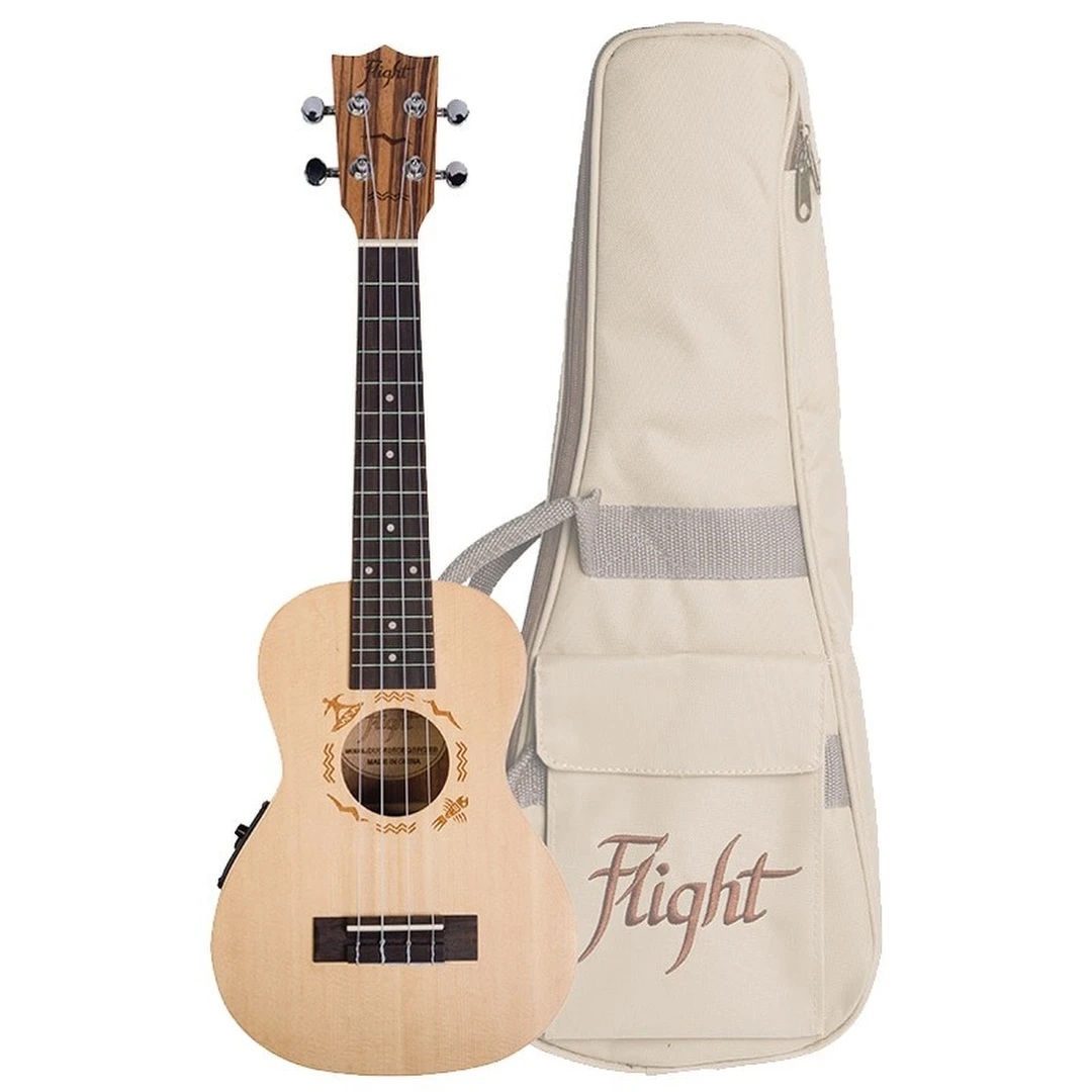Укулеле Flight DUC 325 CEQ SP/ZEB