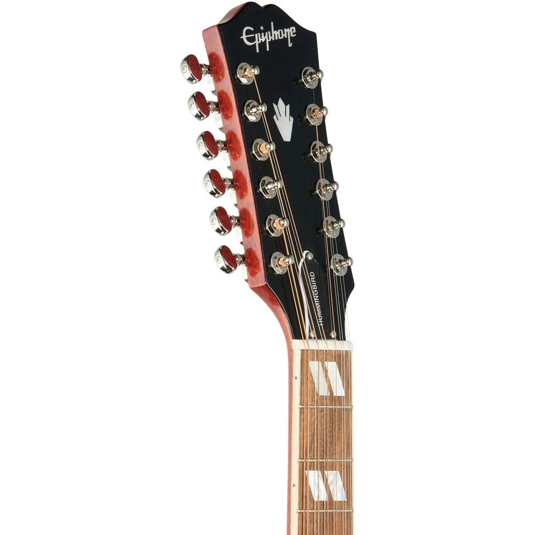 12-струнная электроакустическая гитара Epiphone Hummingbird 12-String Aged Cherry Sunburst