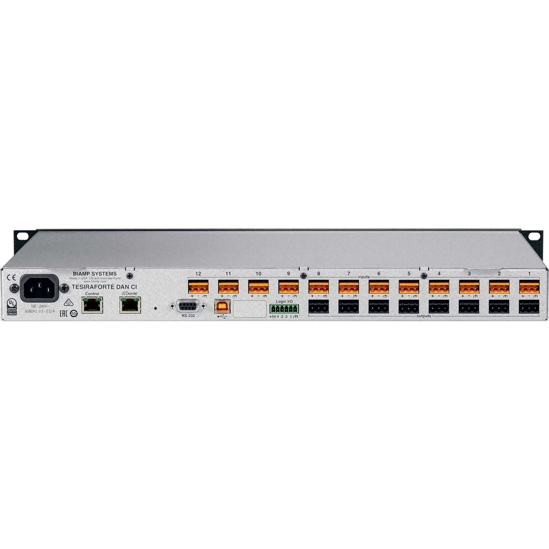 Сигнальный процессор Biamp TesiraFORTE DAN CI