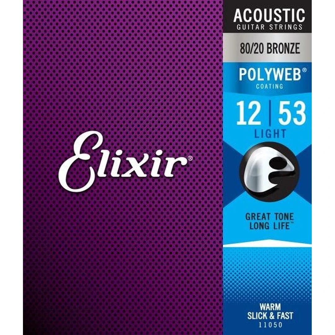 Струны для акустической гитары Elixir 11050 12-53