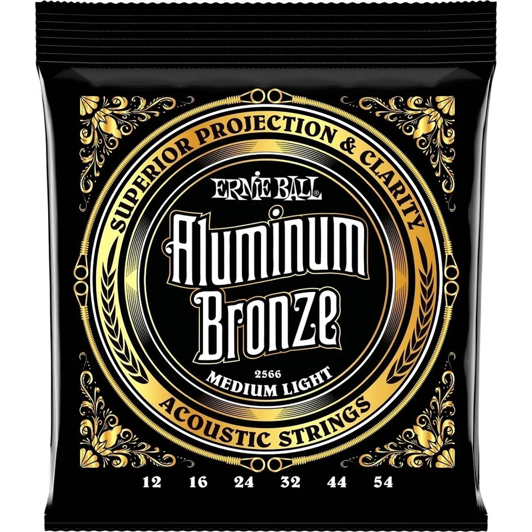 Струны для акустической гитары Ernie Ball 2566 Aluminium Bronze 12-54