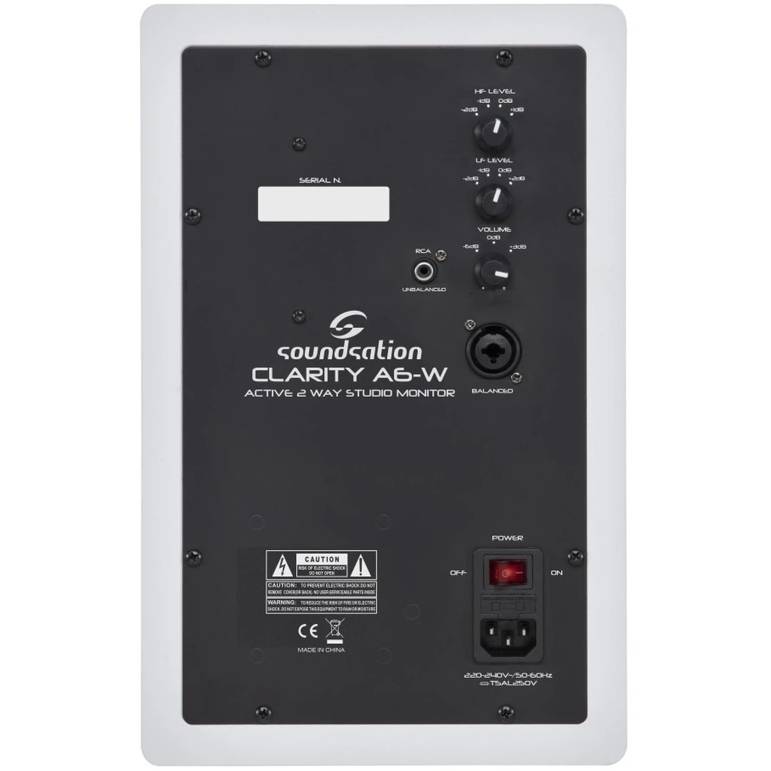 Студийный монитор Soundsation Clarity-A6-W