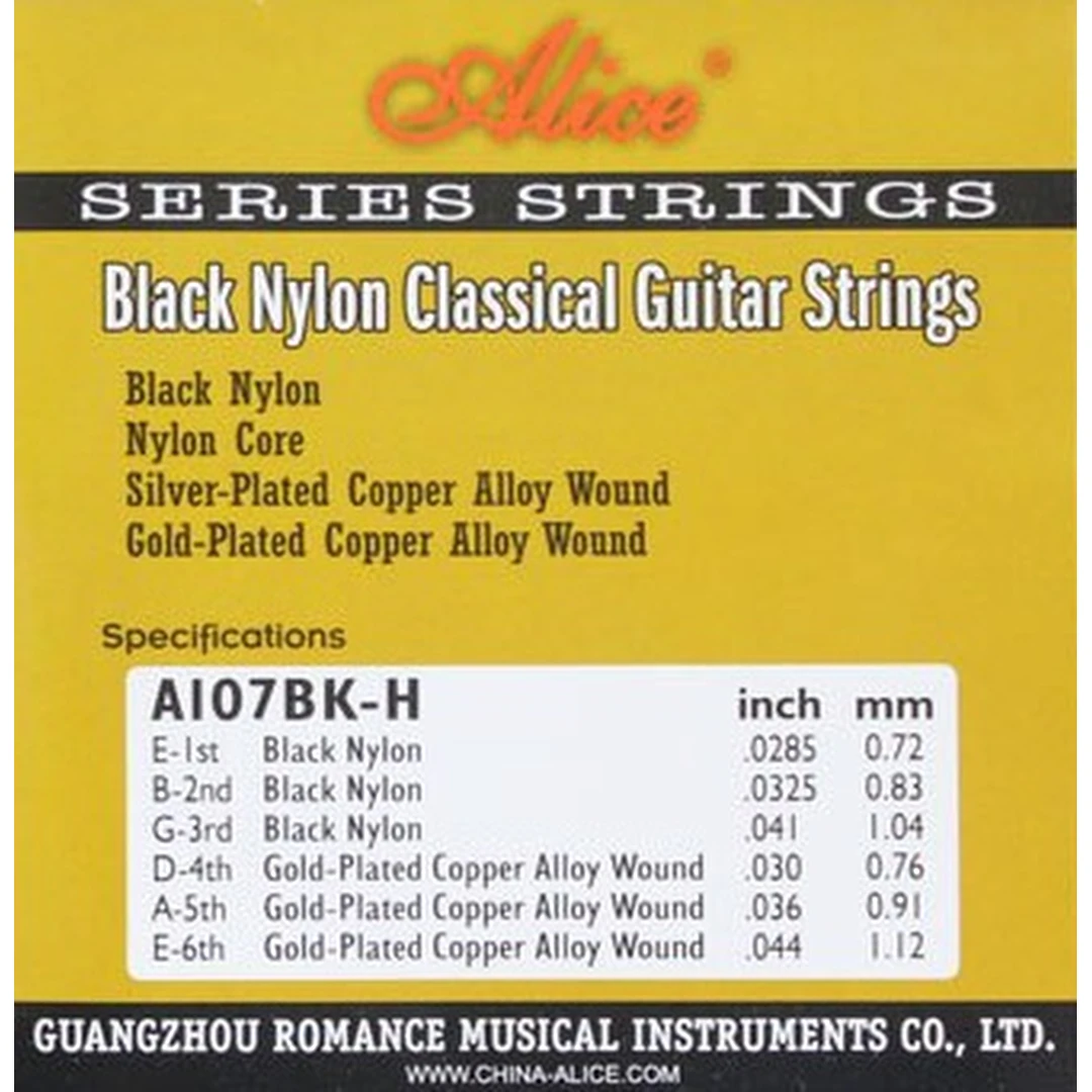 Струны для классической гитары Alice A107BK-H