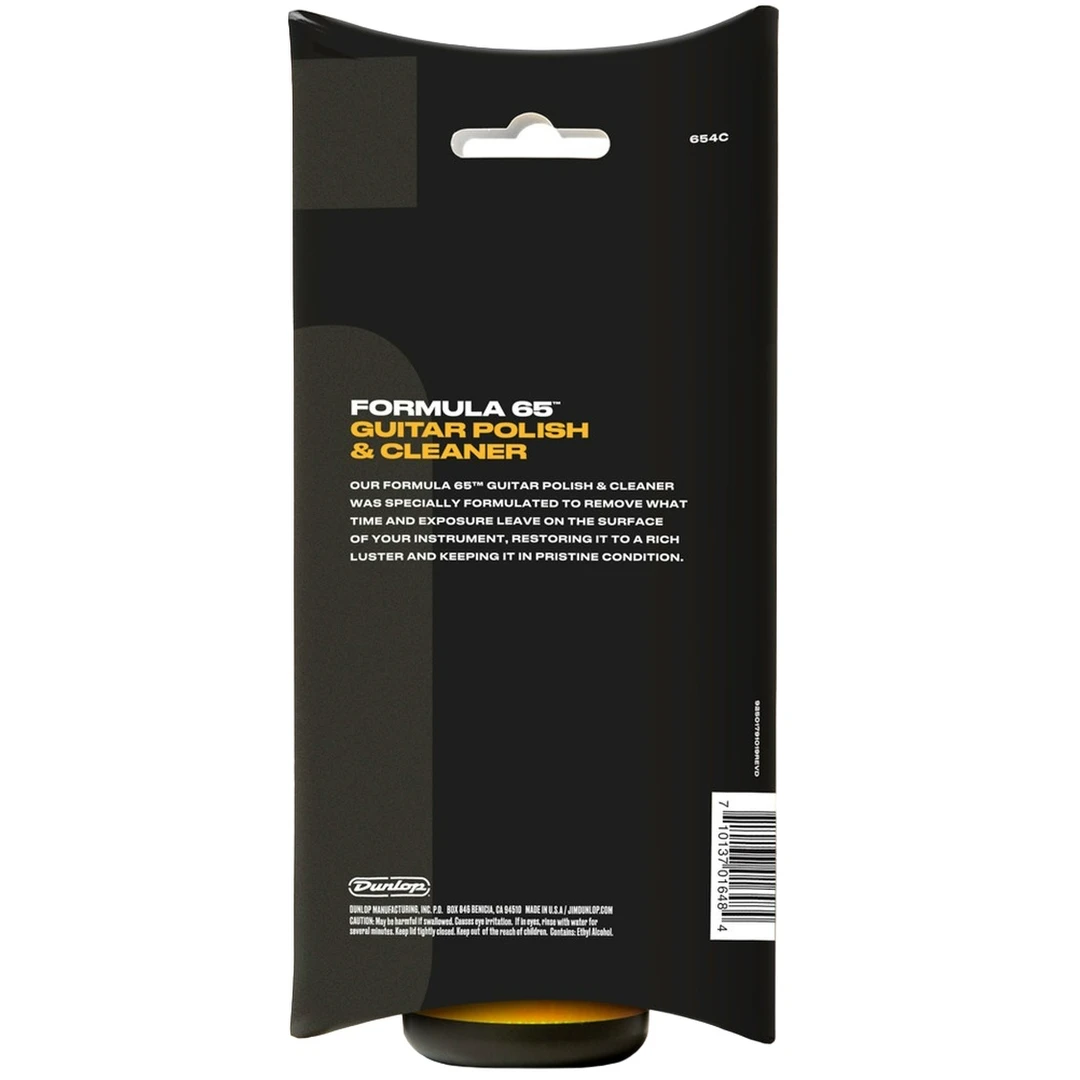 Средство для чистки и полировки гитары Dunlop 654C Formula 65 Guitar Polish & Cleaner