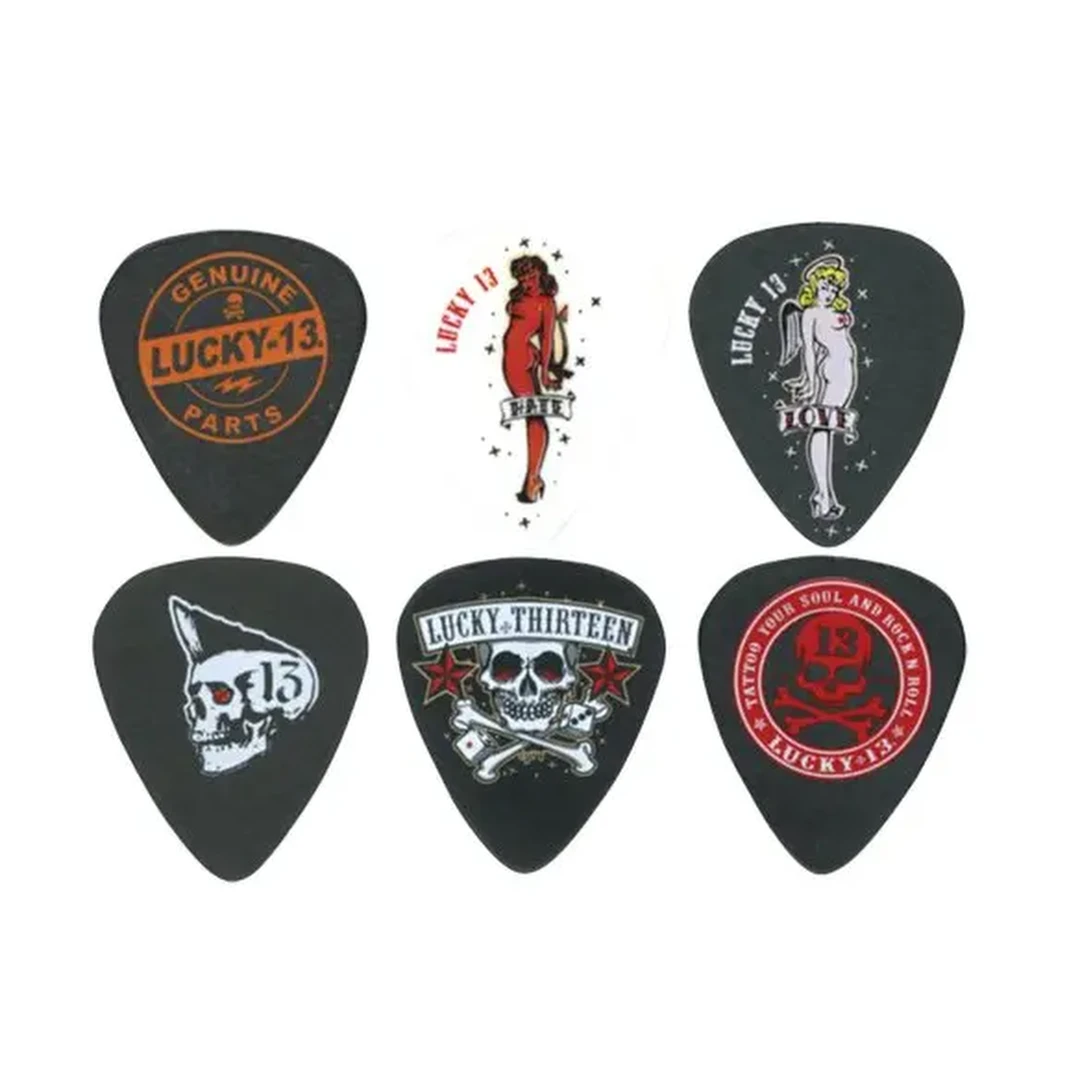 Набор медиаторов Dunlop L13BP1.0 Lucky 13 B 1.0