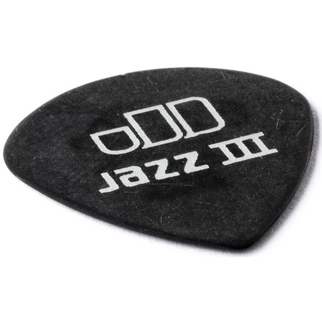 Медиатор Dunlop 482R.60 Tortex Pitch Black Jazz III 0.60