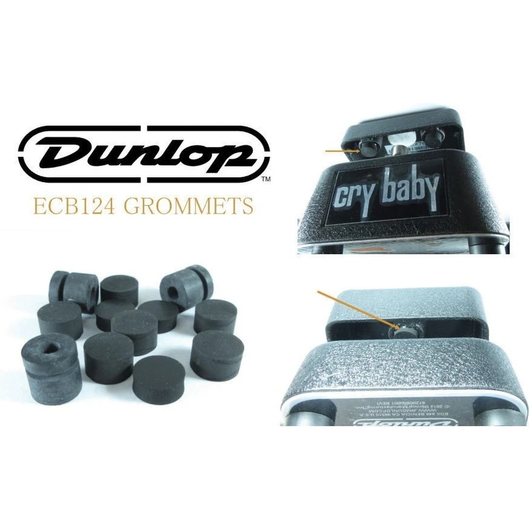 Набор резиновых втулок для педалей эффектов Dunlop ECB124