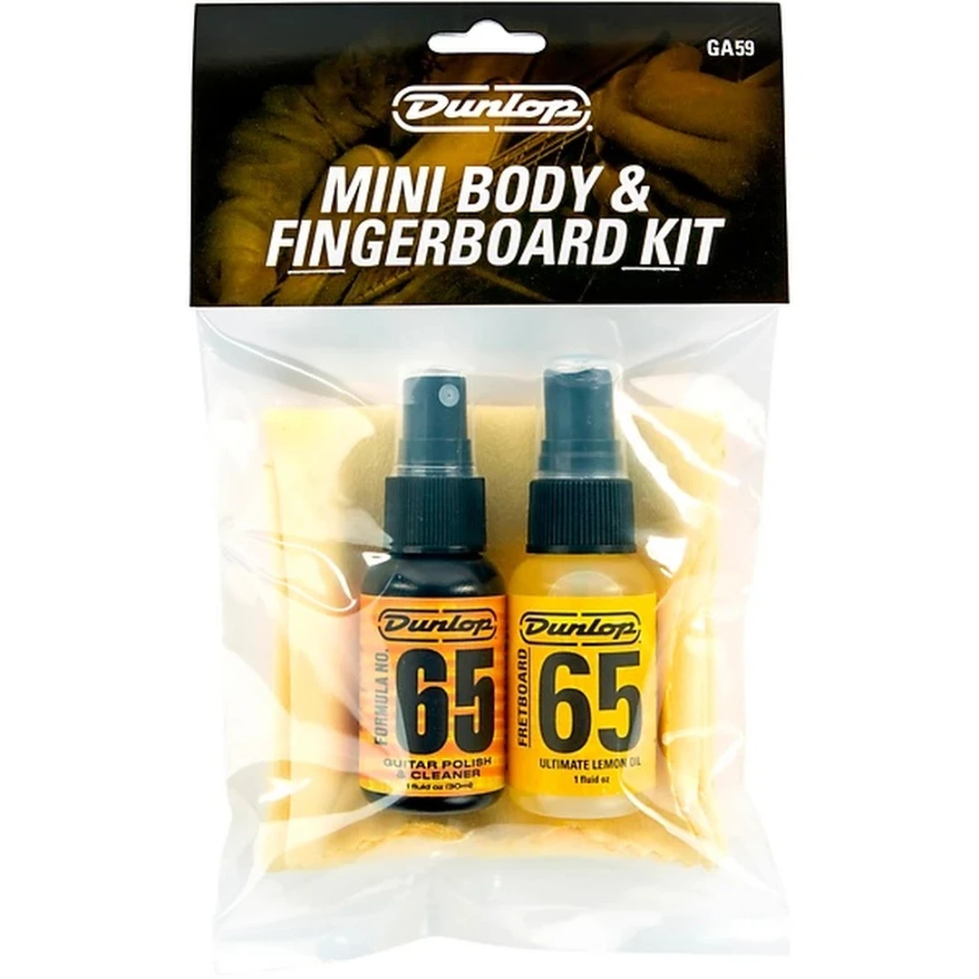Набор средств по уходу за гитарой Dunlop GA59 Mini Body &amp; Fingerboard Care Kit