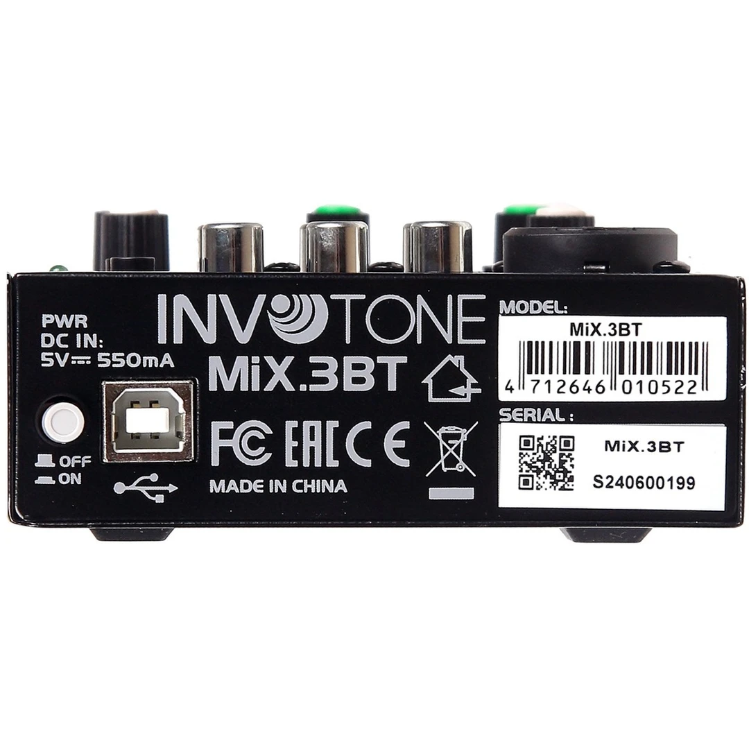 Микшерный пульт Invotone MiX3BT