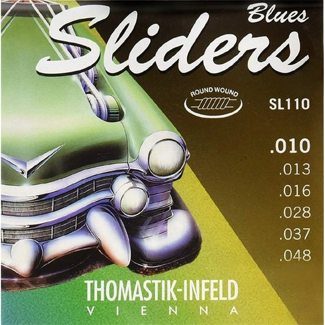 Струны для электрогитары Thomastik SL110 Blues Sliders 10-48