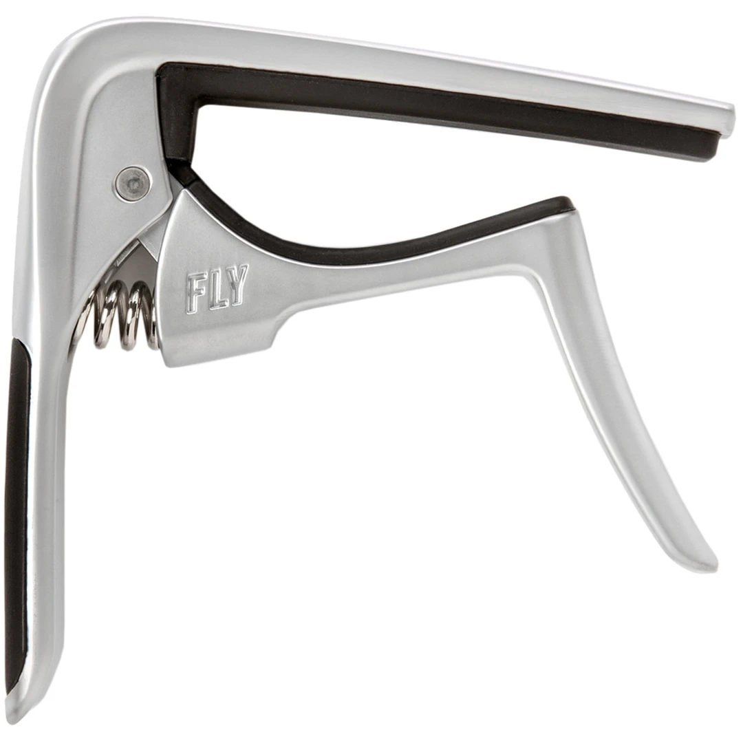 Каподастр Dunlop 63CSC Trigger Fly Capo Curved Satin Chrome