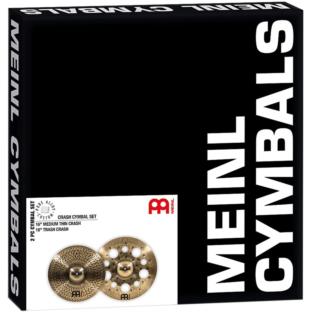 Комплект тарелок Meinl Pure Alloy Custom Crash PAC1618