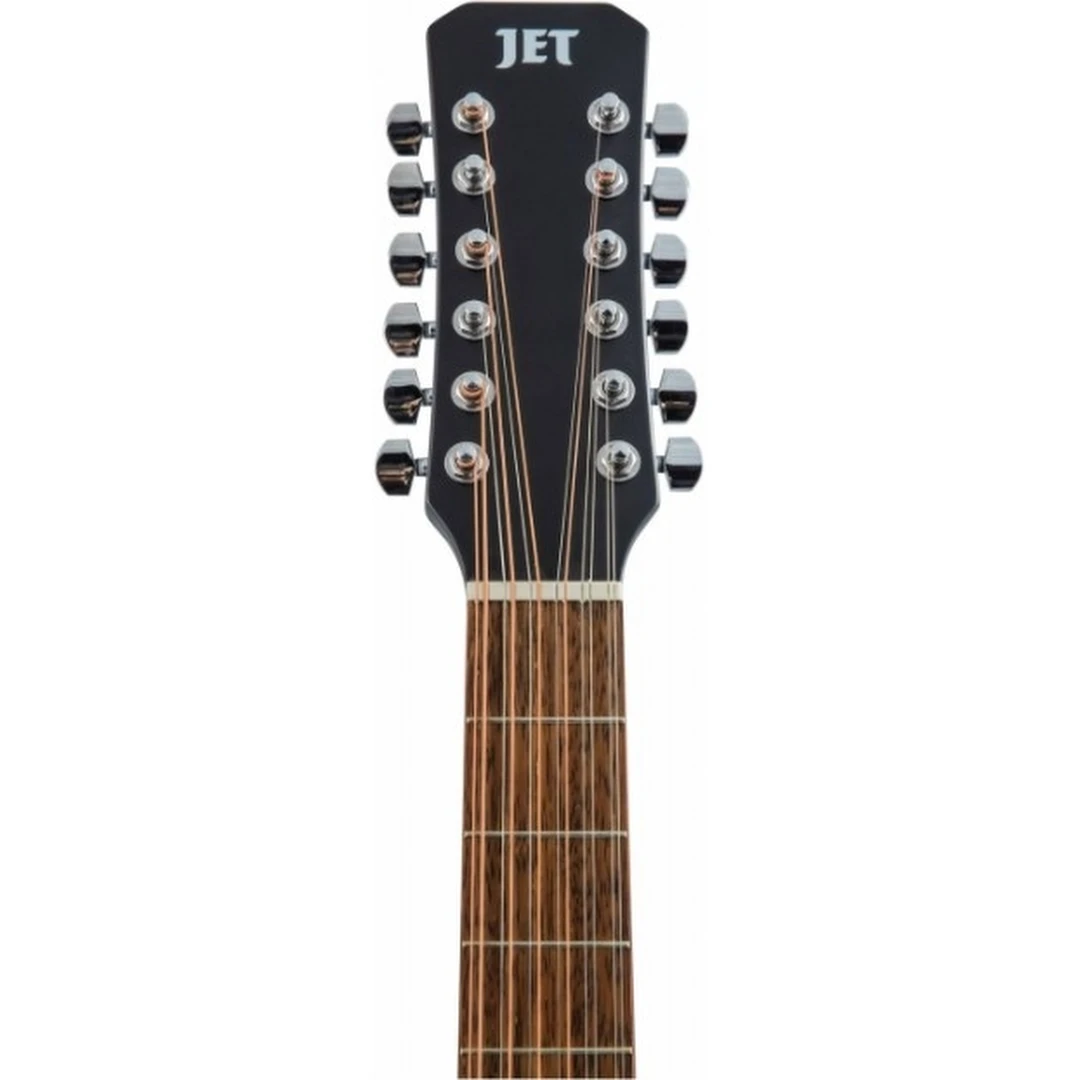 12-струнная электроакустическая гитара Jet JDEC-255/12 BKS