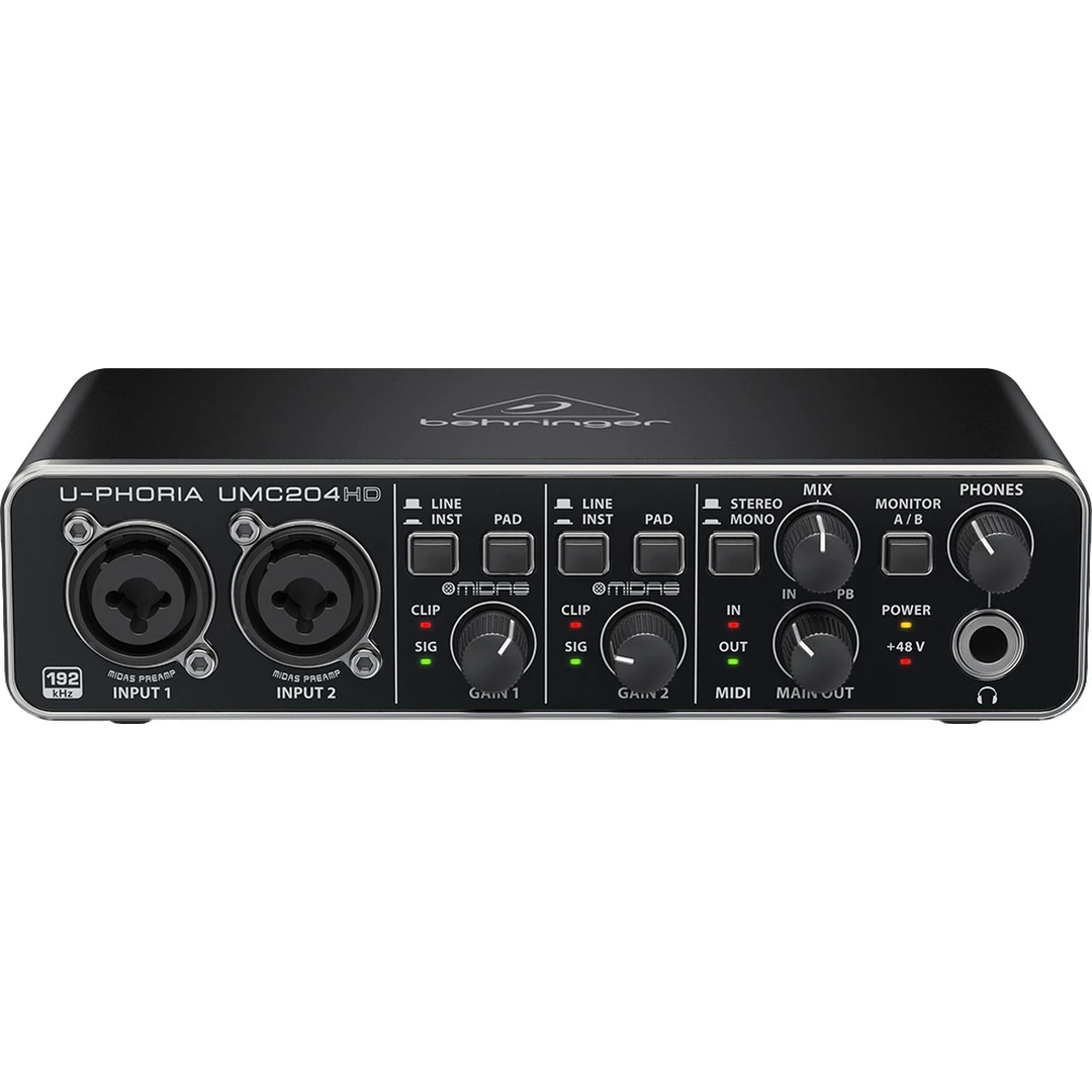 Аудиоинтерфейс Behringer UMC204HD