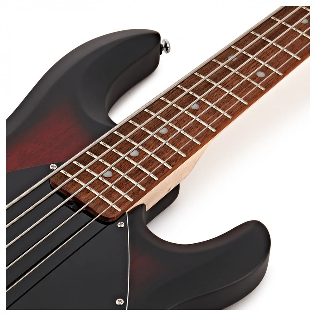 Бас-гитара Sterling by MusicMan StingRay Ray5 Ruby Red Burst Satin