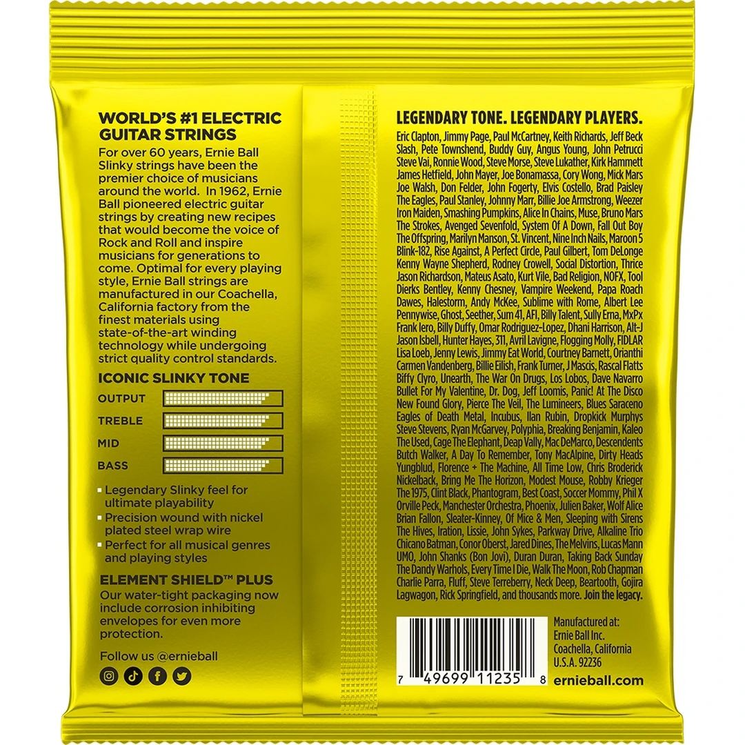 Струны для электрогитары Ernie Ball 3627 11-54