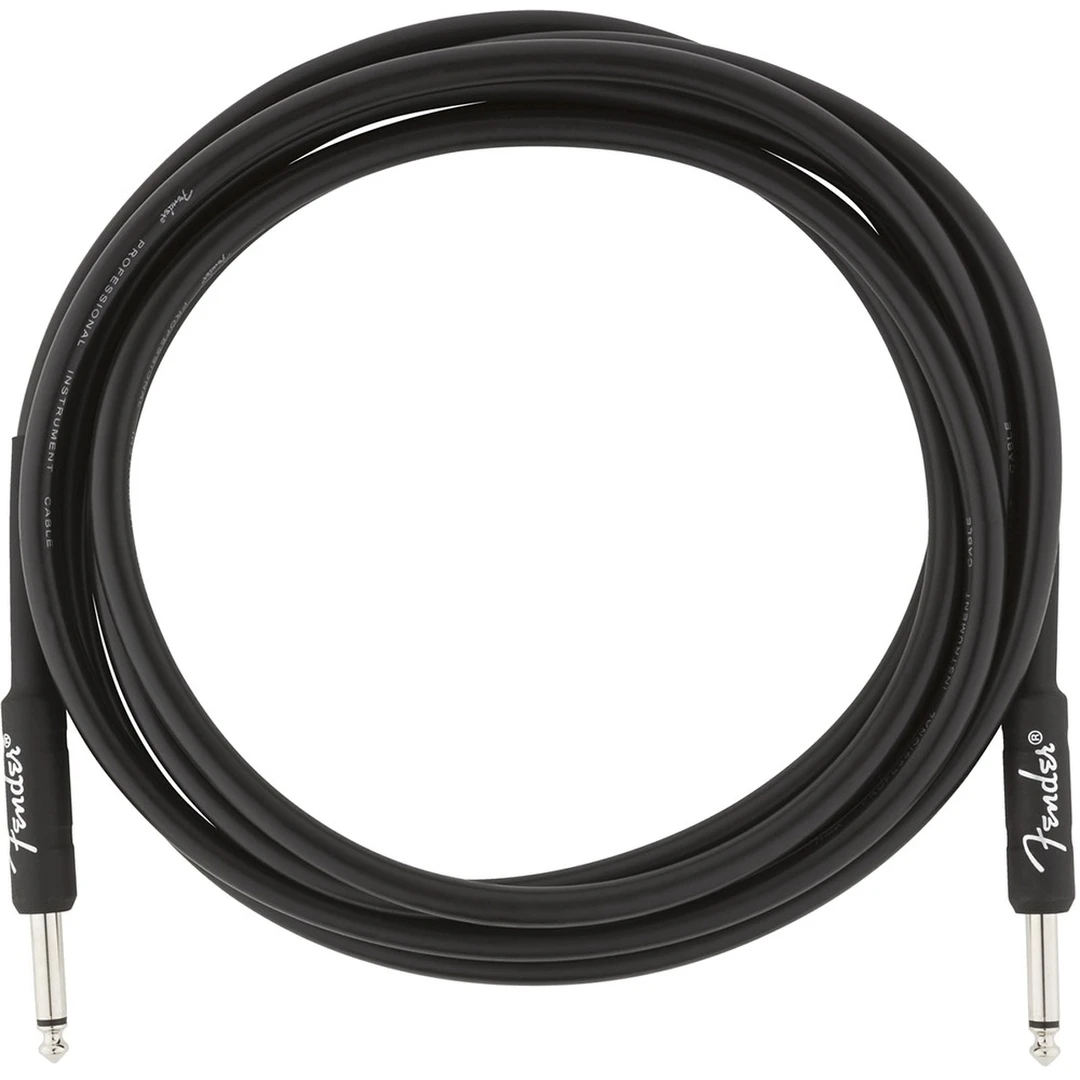 Инструментальный кабель Fender 10" Professional Series Instrument Cable Black