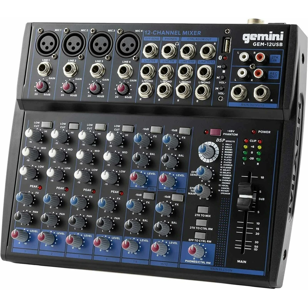 Микшерный пульт Gemini GEM-12USB